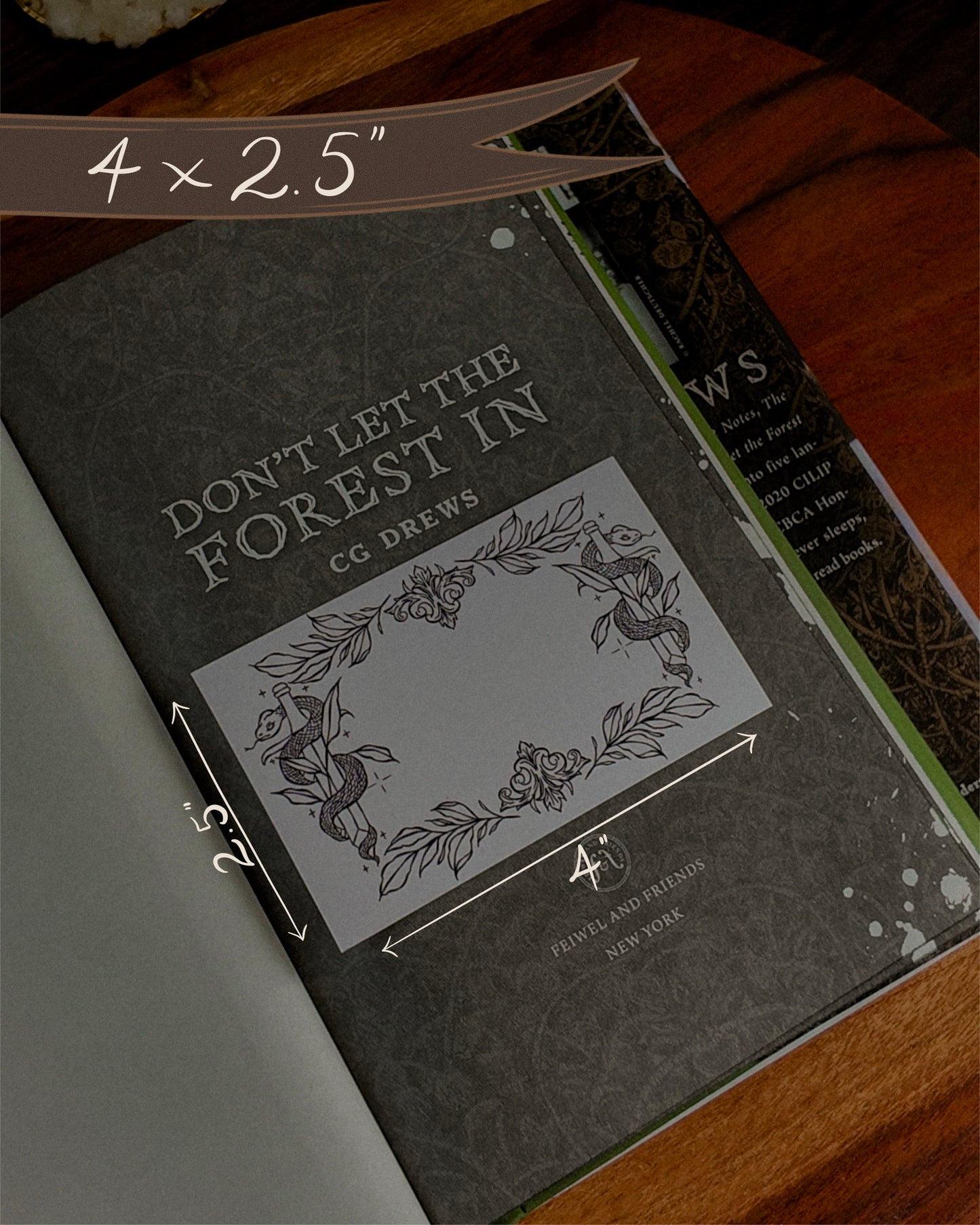 Bookplates – 4 x 2.5"