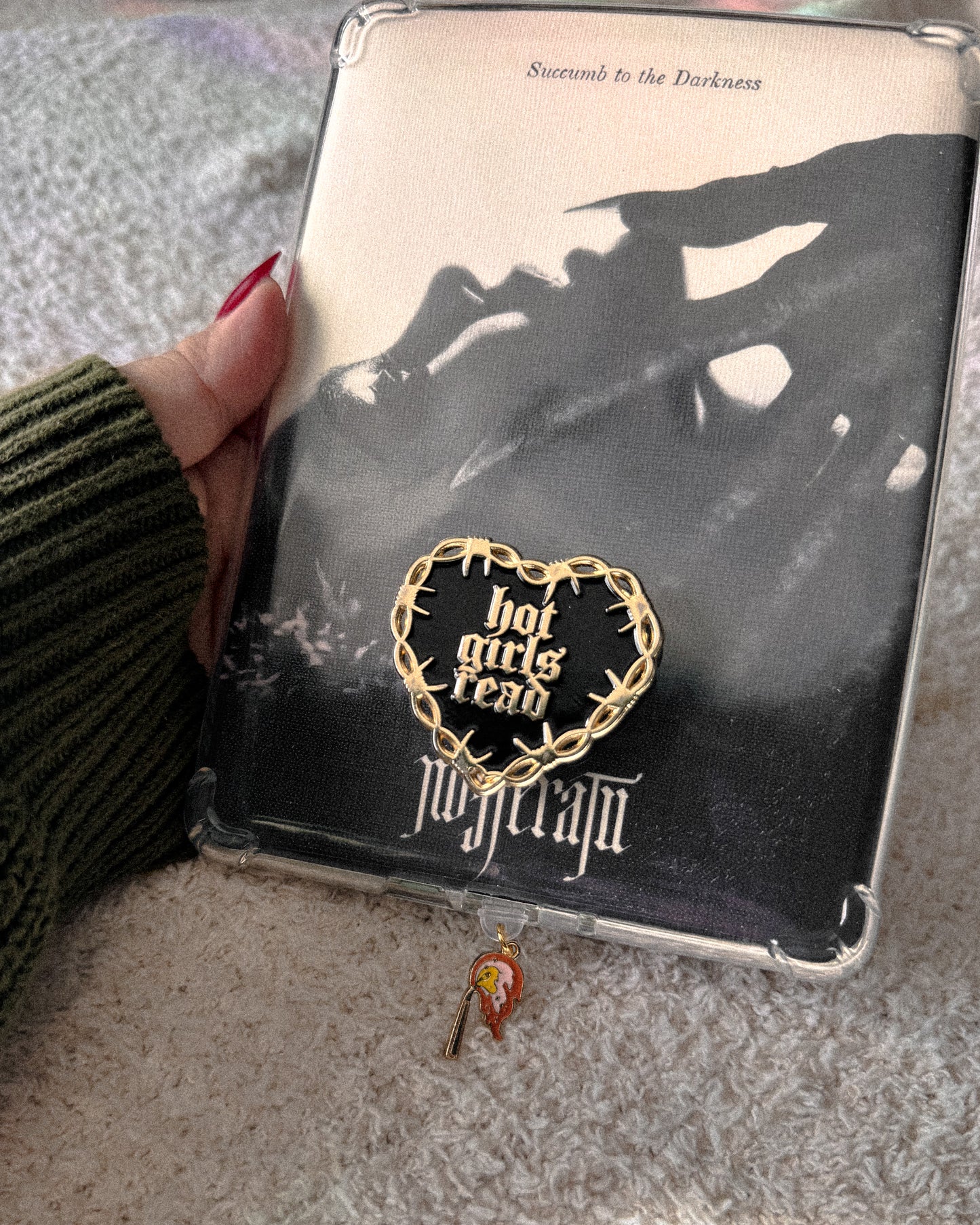 Enamel Match Fire Kindle Charm