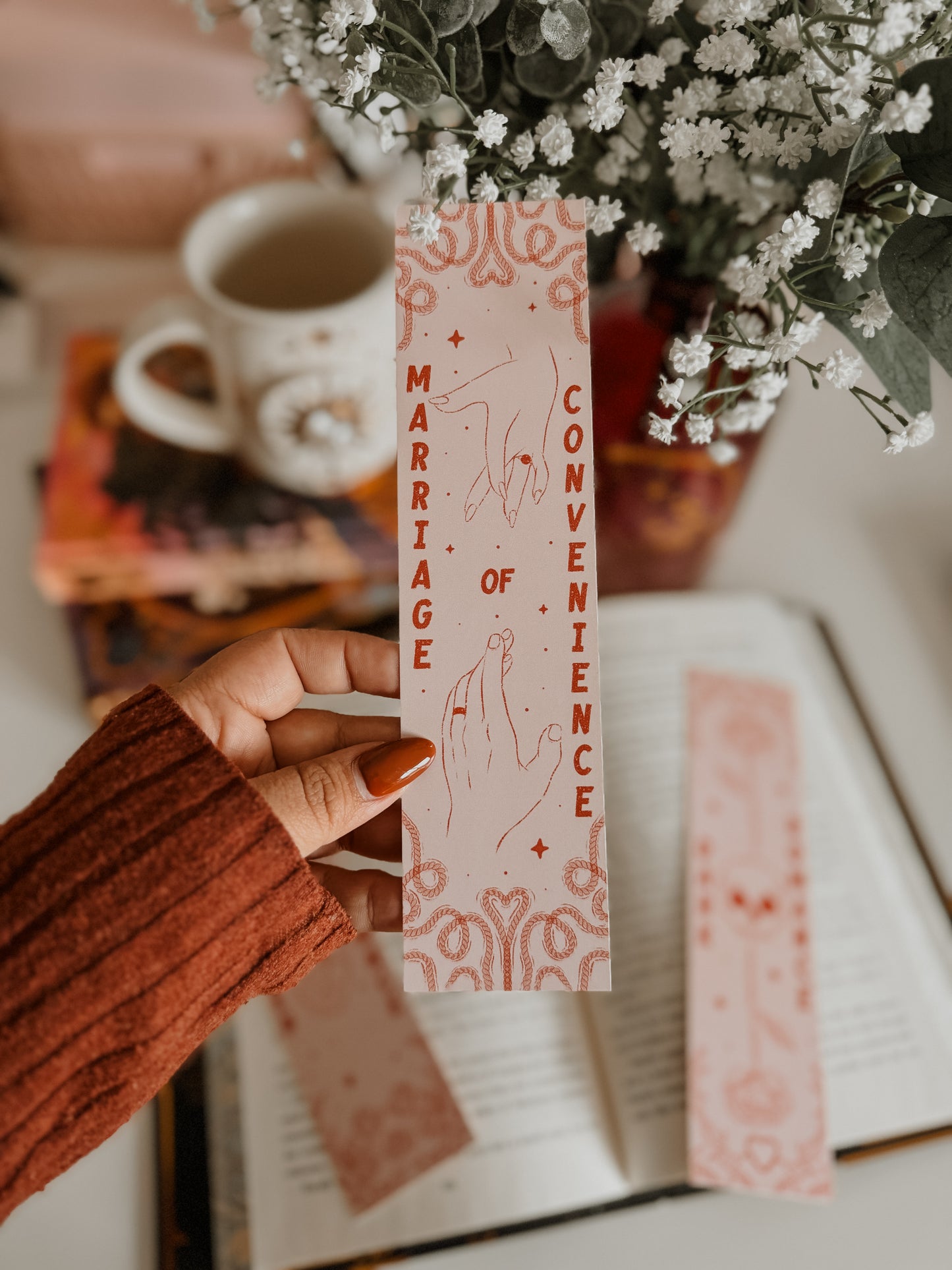 Bookish Trope Bookmarks 2.0 - Pink
