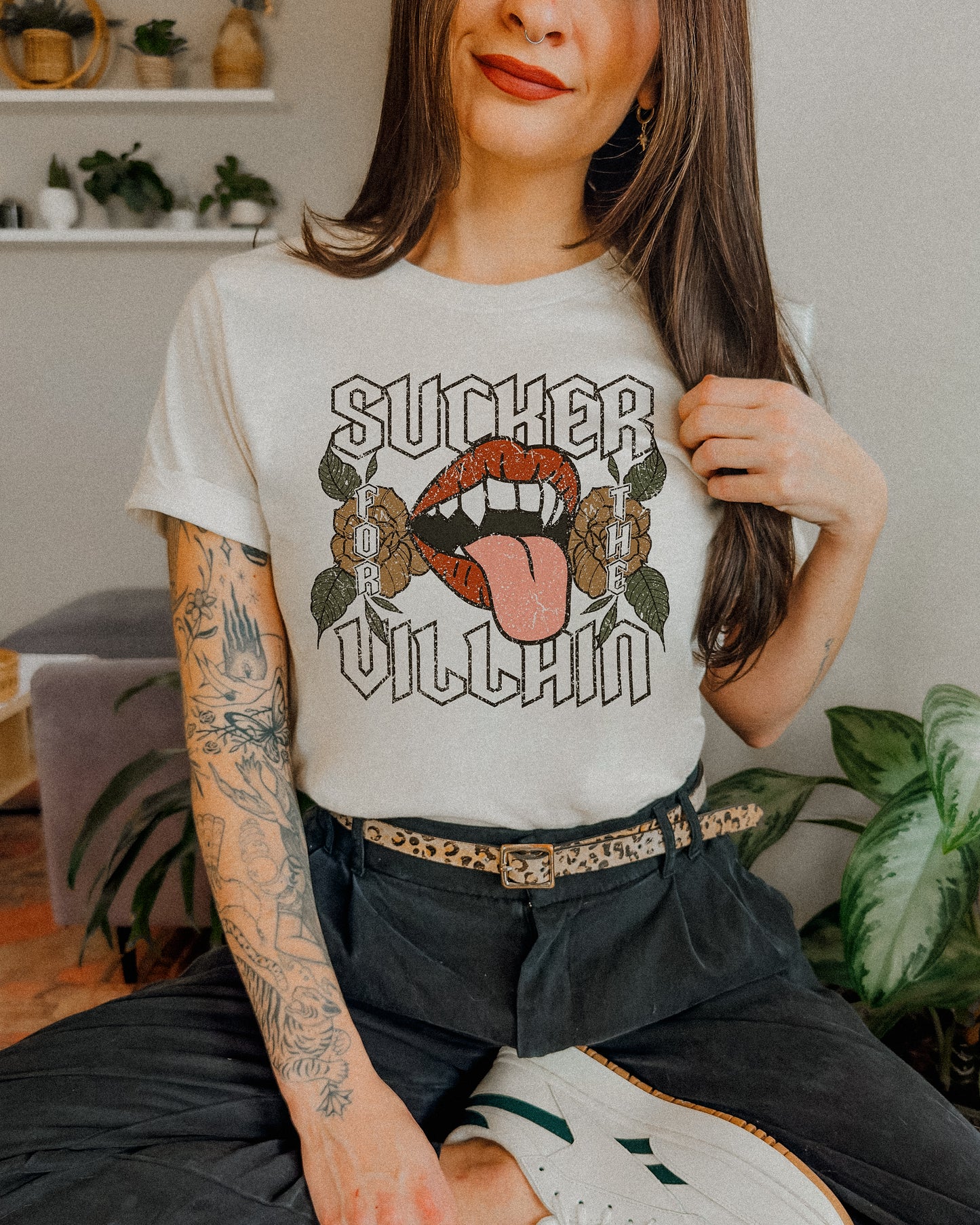 Sucker For The Villain Tee (B+C)