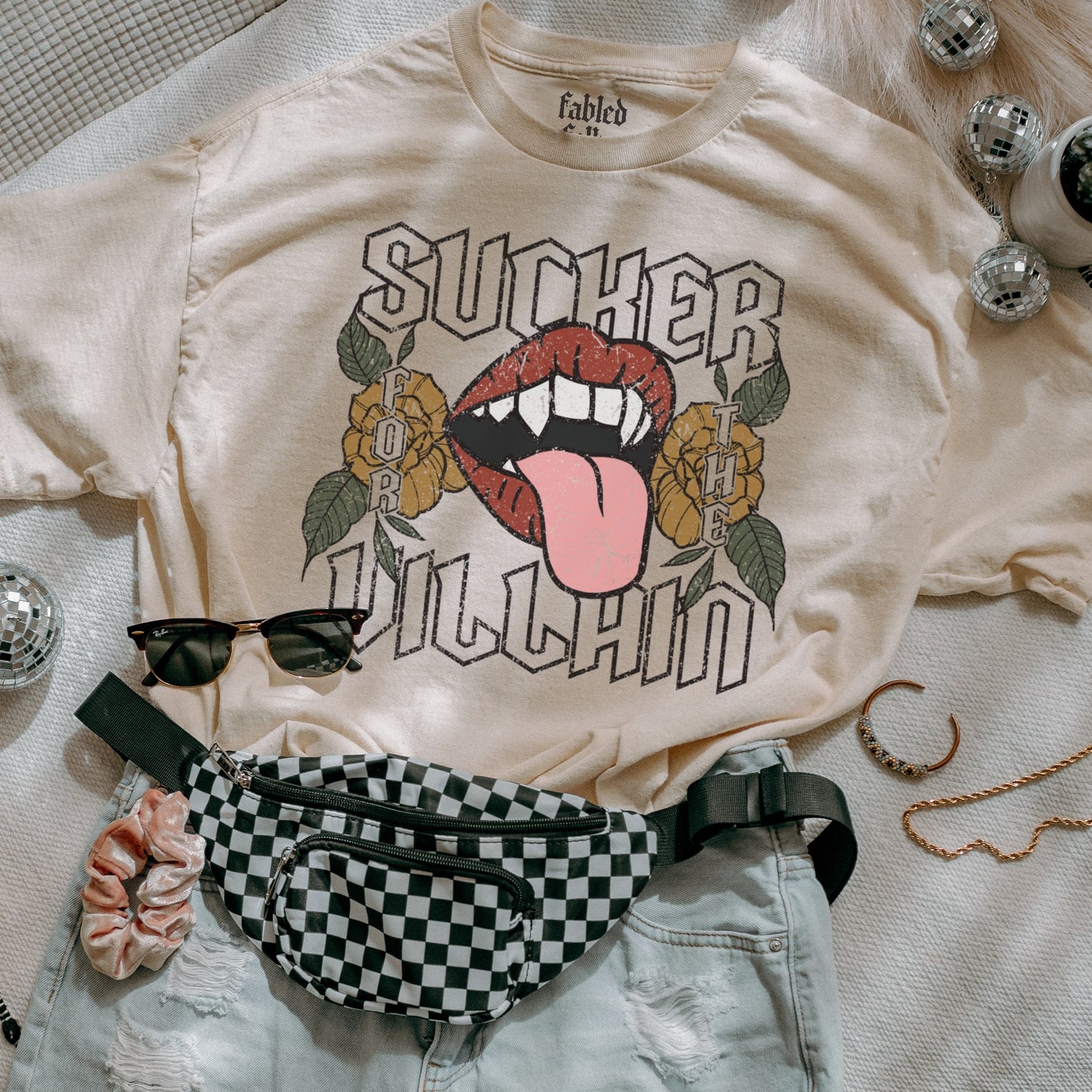 Sucker For The Villain Tee (B+C)