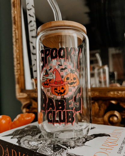 Spooky Babes Club - 16oz Glass Cup (Copy)