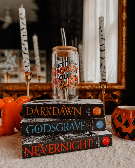 Let The Spooky Out - 16oz Glass Cup