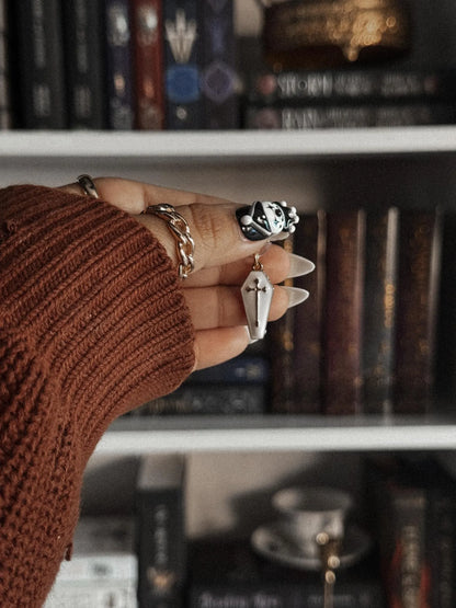 Enamel Coffin E-Reader Charm